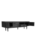 LABEL51 Tv-meubel Cali Zwart Acaciahout 210cm