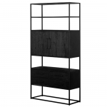 Wandkast Pure Black 2drs - Giga Meubel 