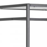 Kledingkast Bronx Metal Zwart - Giga Living