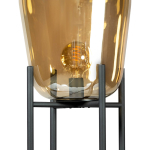 Vloerlamp Benn Zwart/Goud Ø33x127cm - Giga Meubel