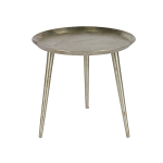 BePure Bijzettafel Delight Groot Zilver