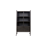 BePureHome Steel Storage Vitrinekast Metaal Zwart