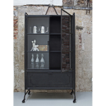 BePureHome Steel Storage Vitrinekast Metaal Zwart