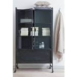 BePureHome Steel Storage Vitrinekast Metaal Zwart
