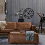 BePureHome Rodeo Bank Cognac 3-zits