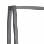 Kledingrek Bronx Metal Zwart - Giga Living