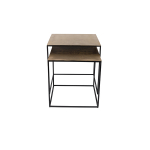 Dutchbone Bijzettafel Saffra Set Van 2 Brass