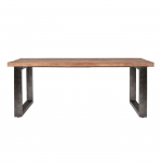 Eleonora Eettafel Mangohout Met Metalen Onderstel 240cm