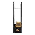 Spinder Design Haardhoutrek Lumber Locker Zwart L