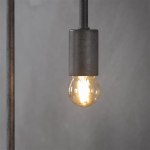 Lichtbron LED filament bol Ø4 5 - E27 4W 2100K 280lm dimbaar / Amberkleurig glas - Giga Meubel