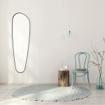 Spiegel Madeleine Staal 45x145cm  - Giga Meubel