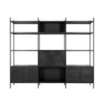 Open Kast Fik XL Zwart - Giga Meubel 