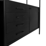 Open Kast Fik XL Zwart - Giga Meubel 