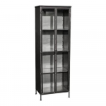 PTMD Vitrinekast Simple Metal Glass Hoog