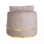 Richmond Fauteuil Kylie Khaki Velvet / Goud
