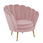 Richmond Fauteuil Perla Roze Velvet