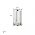Richmond Windlicht Emeray Zilver Medium