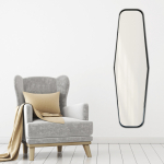 Spiegel Sense Zwart 40x140cm - Giga Meubel