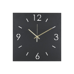Spinder Design Klok Time Zwart 40x40cm