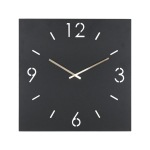 Spinder Design Klok Time Zwart 60x60cm
