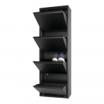 Spinder Design Schoenenkast Billy 4 Zwart
