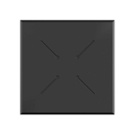 Tuintafel Moonstone Infinity Zwart Frame HPL 70x70cm - Giga Meubel