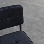 Stoel Liz Velvet Zwart (set van 2) - Giga Meubel
