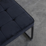 Stoel Liz Velvet Zwart (set van 2) - Giga Meubel