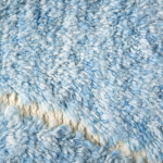 HKliving Handgeknoopt Woolen Runner Blauw/Turquoise (80X250)