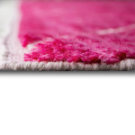 HKliving Handgeknoopt Woolen Rug Pink (260X360)