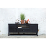 Tv-meubel Dansk Zwart 145cm Giga Meubel 