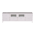Tv-meubel Locker Vintage Glass Wit Giga Meubel