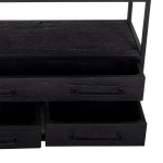 Wandkast Pure Black - Giga Meubel