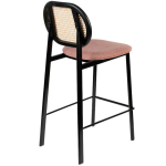 Zuiver Counter Barstoel Spike Naturel/Roze