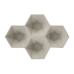 Zuiver Tray Hexagon Zand