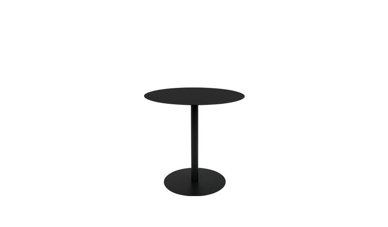 Zuiver Sidetable Snow Black Oval