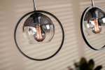 Hanglamp Combe 3-Lichts Smoke Glas - Giga Meubel