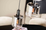 Hanglamp Chilson 5-Lichts Smoke Glas - Giga Meubel