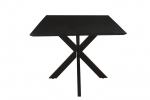 Eetkamertafel Oslo Spider Zwart Acacia 220cm - Giga Meubel