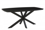 Eetkamertafel Jesper Zwart 210cm - Giga Meubel
