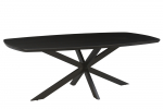 Eetkamertafel Jesper Zwart 230cm - Giga Meubel