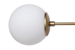 Hanglamp 6-Lichts Damar Metaal Geel Wit