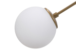 Hanglamp 2-Lichts Damar Metaal Geel Wit
