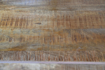 HSM Collection Opbergrek Met 4 Planken 165cm Naturel/Zwart Mangohout/Metaal