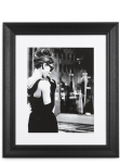 Coco Maison Schilderij Audrey Hepburn 73x63cm Zwart