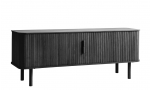 Tv-meubel Cavo Zwart Eiken 160cm - Giga Living