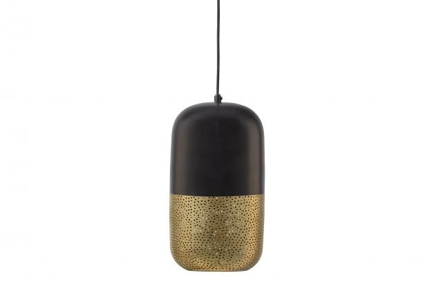 Woood Exclusive Tirsa Hanglamp 36cm Metaal Zwart Brass
