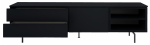 Tenzo Tv-meubel Plain Zwart 210cm