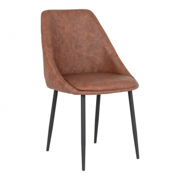 House Nordic Eetkamerstoel Porto Vintage Bruin