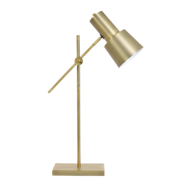 Light & Living Bureaulamp Preston Antiek Brons 68-82cm